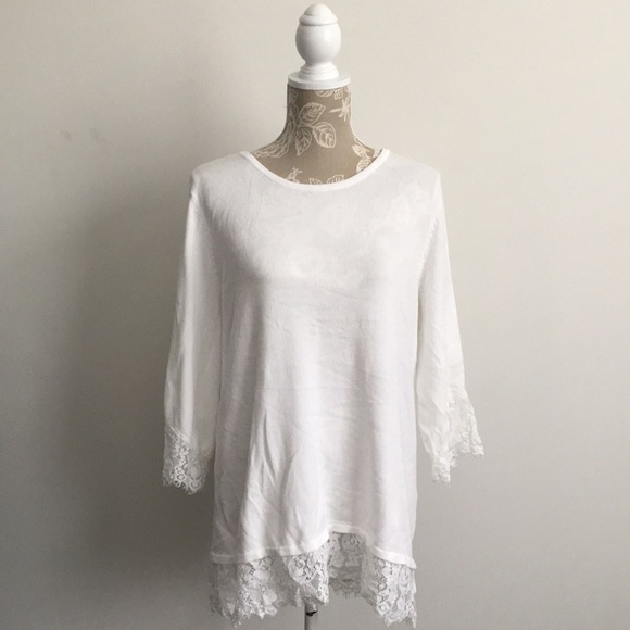 Est. 1946 Tunic Sweater White L - Picture 1 of 8